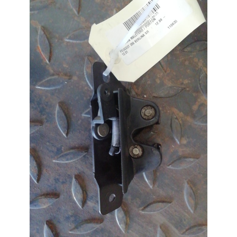 Desguace MonforteCERRADURA MALETERO / PORTON PEUGEOTCerradura maletero / porton|Desguace Monforte