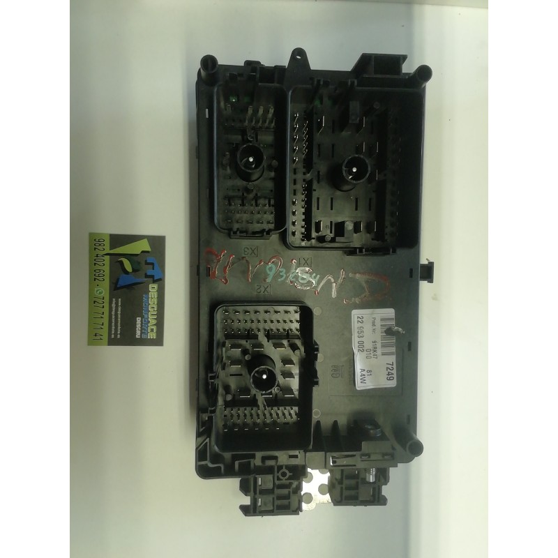 Desguace MonforteCAJA RELES / FUSIBLES 22953002 91RK47 OPELCaja reles / fusibles|Desguace Monforte