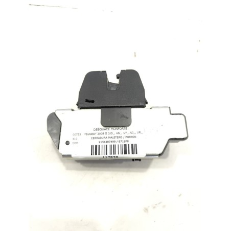 Recambio de cerradura maletero / porton para peugeot 2008 ii (ud_, us_, uy_, uj_, ur_, uc_) 1.5 bluehdi 110 (udyhsk) referencia 