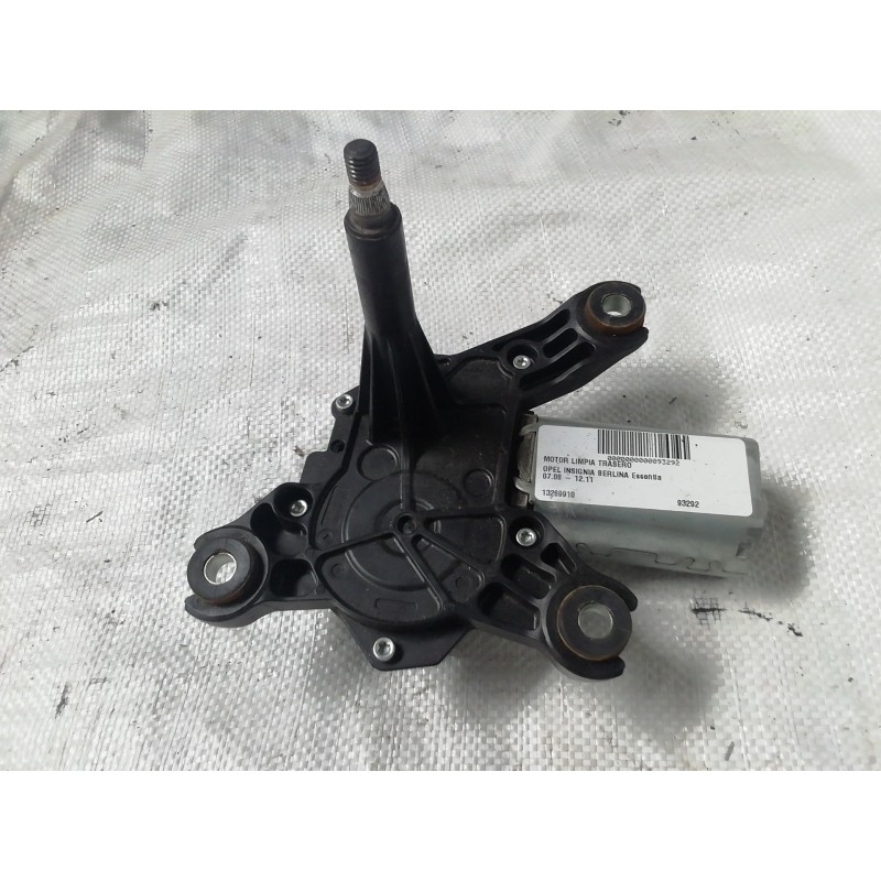 Desguace MonforteMOTOR LIMPIA TRASERO 13269910 W000008916 OPELMotor limpia trasero|Desguace Monforte