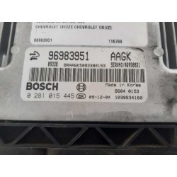 Recambio de centralita motor uce para chevrolet cruze chevrolet cruze referencia OEM IAM 96983951 0281015445 