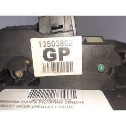 Recambio de cerradura puerta delantera derecha para chevrolet cruze (j300) 2.0 cdi referencia OEM IAM 13503802  