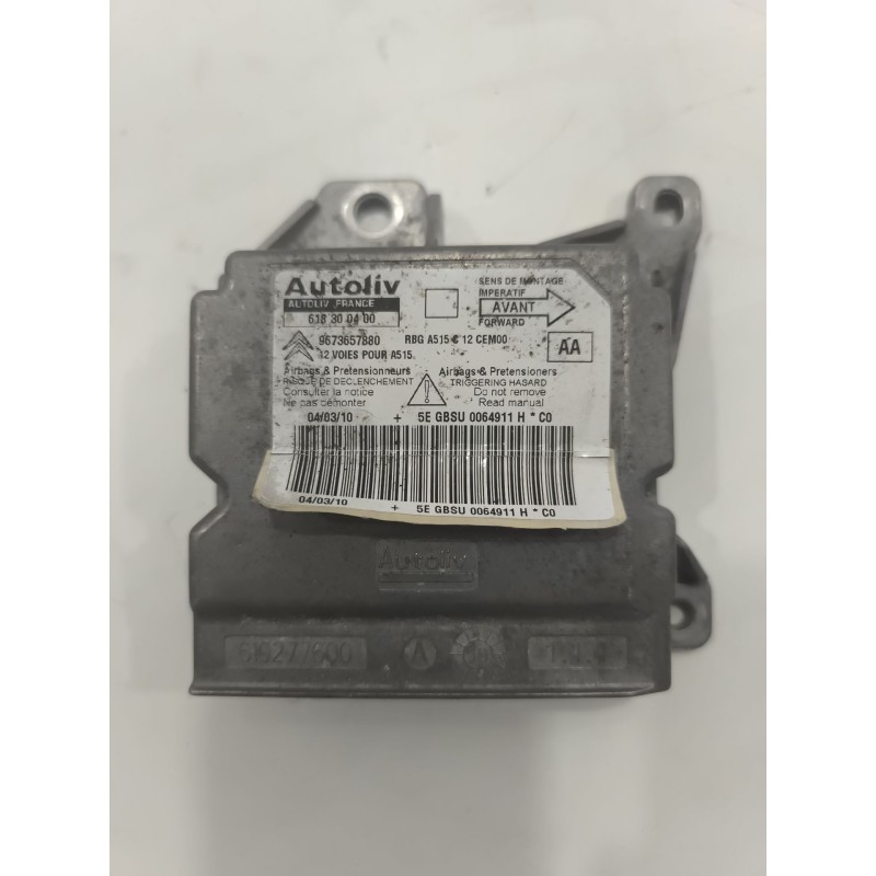 Recambio de centralita airbag para citroën c3 ii (sc_) 1.6 hdi referencia OEM IAM 9673657880 / 618300400  