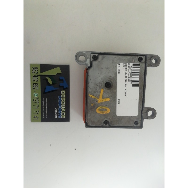 Desguace MonforteCENTRALITA AIRBAG 9646469180 600237600 CITROËNCentralita airbag|Desguace Monforte