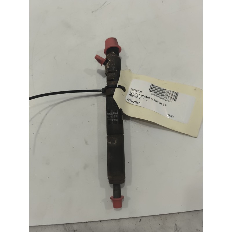 Recambio de inyector para renault megane iii berlina 5 p megane 3 referencia OEM IAM 8200421897 28232251 