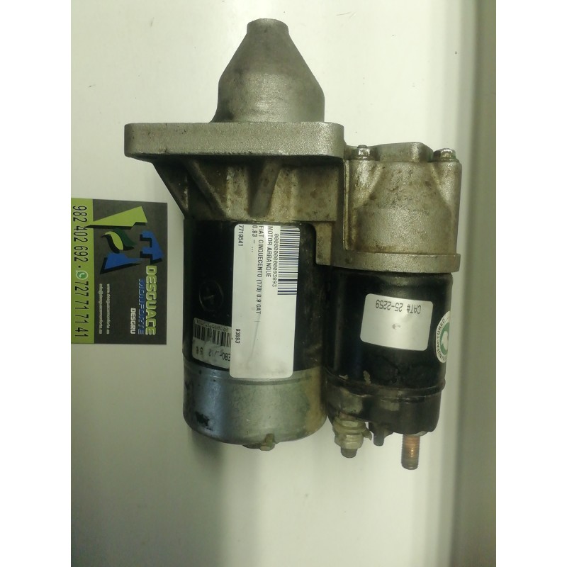 Desguace MonforteMOTOR ARRANQUE 7719541 7696595 FIATMotor arranque|Desguace Monforte