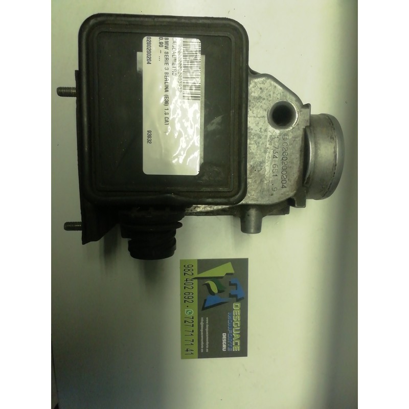 Desguace MonforteCAUDALIMETRO 0280200204 17346519 BMWCaudalimetro|Desguace Monforte