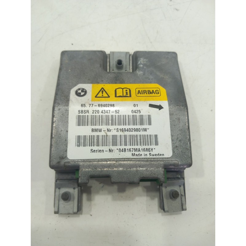 Recambio de centralita airbag para bmw serie 5 berlina (e60) 525d referencia OEM IAM 65776940298 220434752 S1694029801M