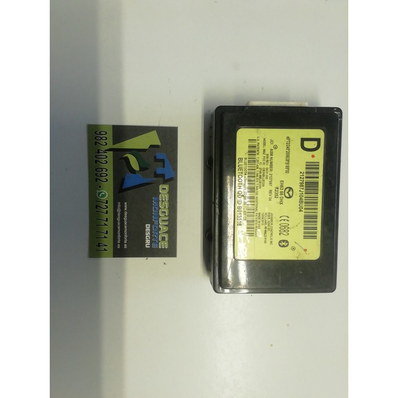 Desguace MonforteMODULO ELECTRONICO EH6366DHX 2127987 2127987J104BU04MAZDAModulo electronico|Desguace Monforte