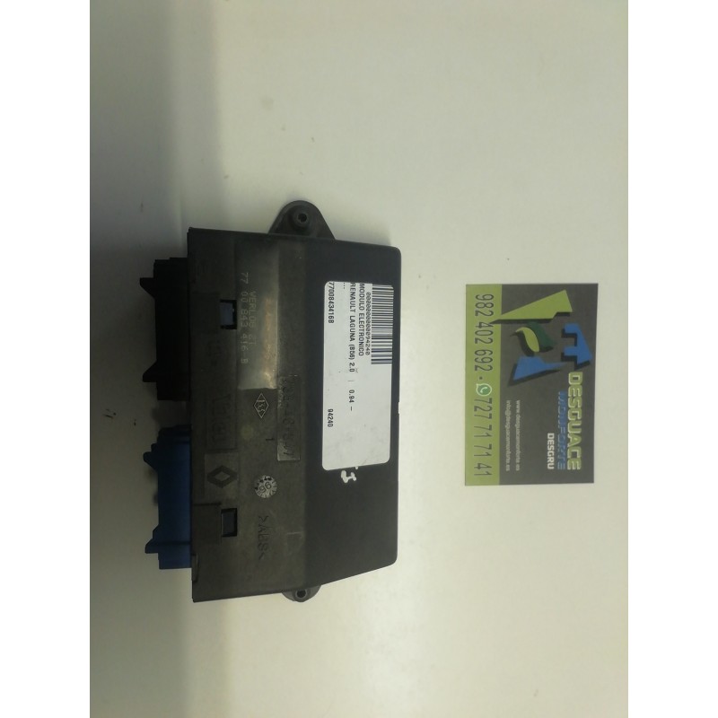 Desguace MonforteMODULO ELECTRONICO 7700843416B 73846847 RENAULTModulo electronico|Desguace Monforte