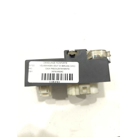 Recambio de caja precalentamiento para volkswagen golf iii berlina (1h1) golf 3 referencia OEM IAM 357919506C  