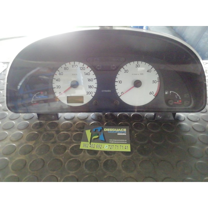 Recambio de cuadro instrumentos para citroën xsara berlina 2.0 hdi 66kw premier referencia OEM IAM 9637260080B 21653084 