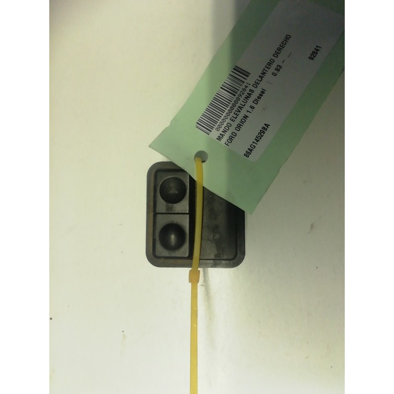 Recambio de mando elevalunas delantero derecho para ford orion 1.6 diesel referencia OEM IAM 86AG14529BA  