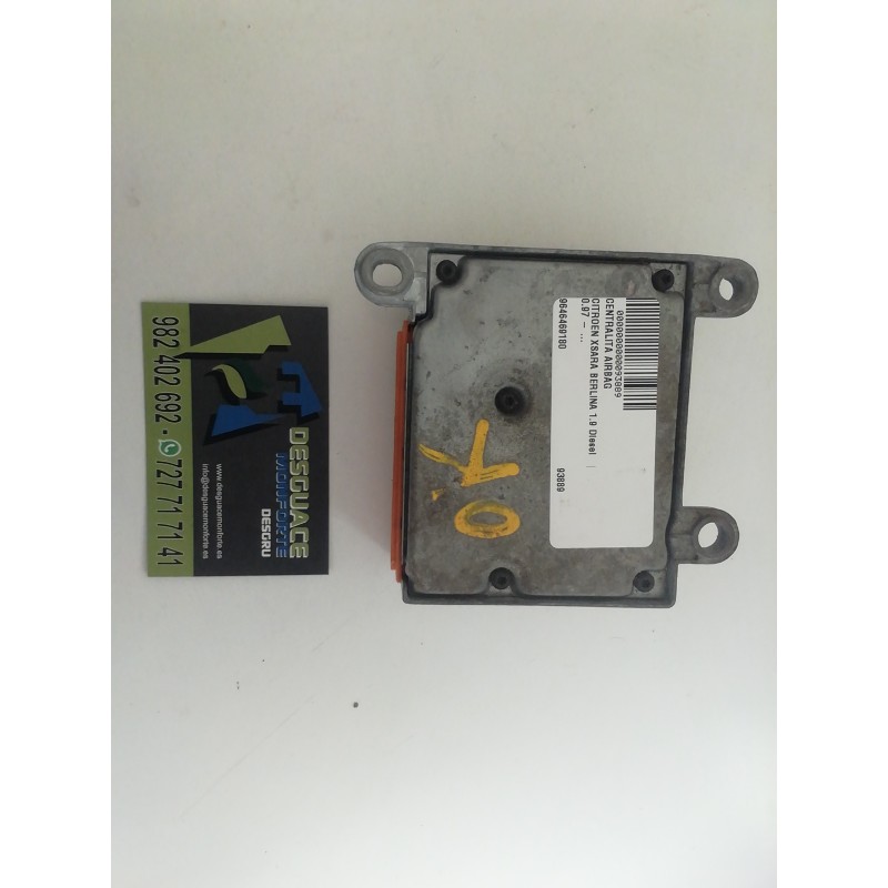 Recambio de centralita airbag para citroën xsara berlina 1.9 diesel referencia OEM IAM 9646469180 600237600 