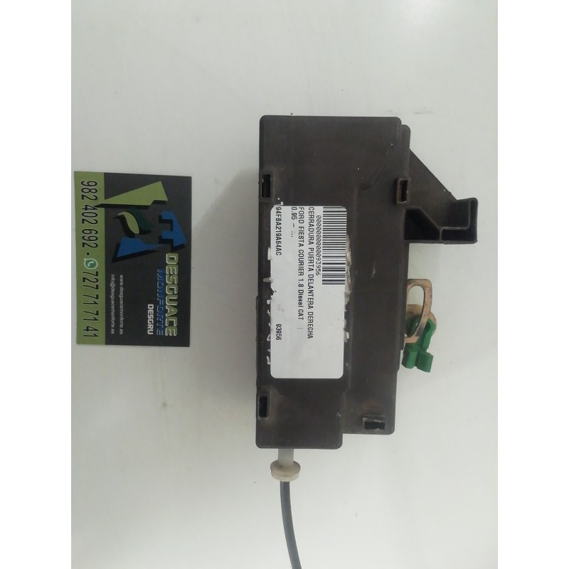 Recambio de cerradura puerta delantera derecha para ford fiesta courier 1.8 diesel cat referencia OEM IAM 94FBA219A64AC  