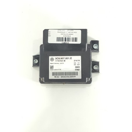 Recambio de centralita airbag para volkswagen passat b6 (3c2) 2.0 tdi 16v referencia OEM IAM 3C0907801E  