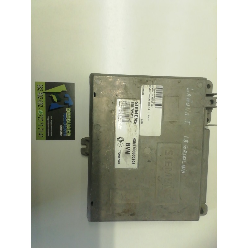 Recambio de centralita motor uce para renault laguna (b56) 1.8 referencia OEM IAM 7700860308 7700867290 S101725111C