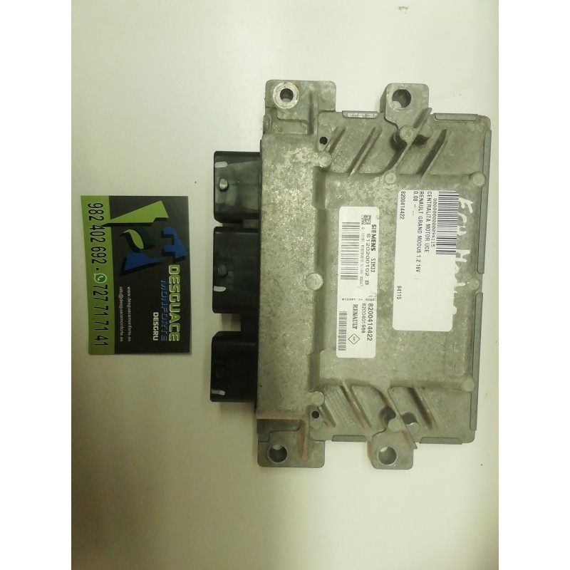 Recambio de centralita motor uce para renault grand modus 1.2 16v referencia OEM IAM 8200414422 8200401568 S120200102B