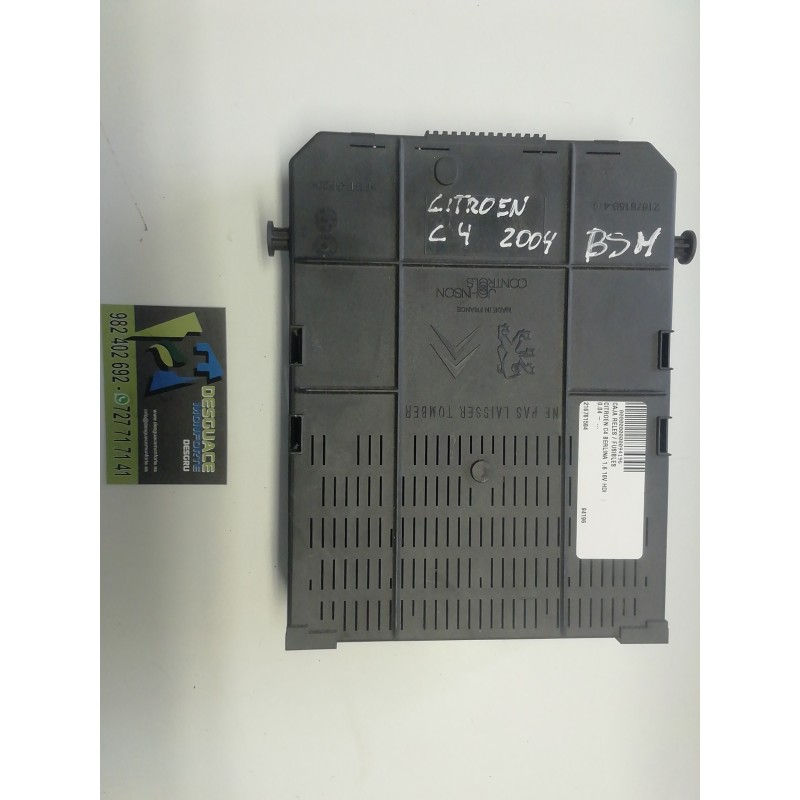 Recambio de caja reles / fusibles para citroën c4 berlina 1.6 16v hdi referencia OEM IAM 216761594  