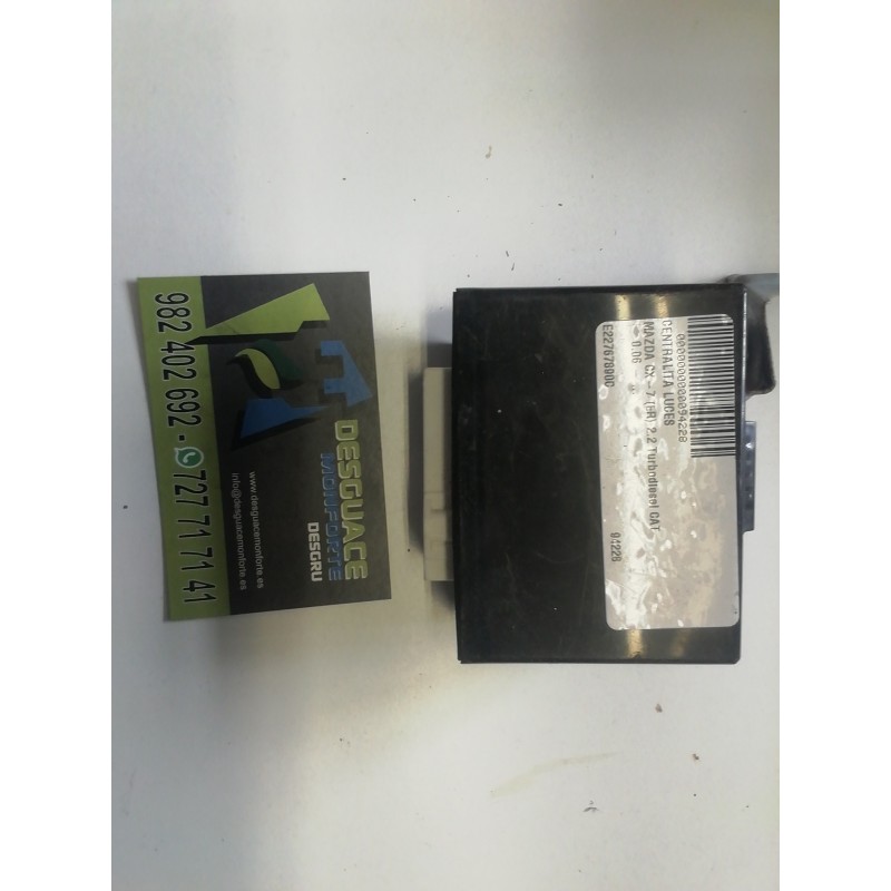 Recambio de centralita luces para mazda cx-7 (er) 2.2 turbodiesel cat referencia OEM IAM E22767890C  