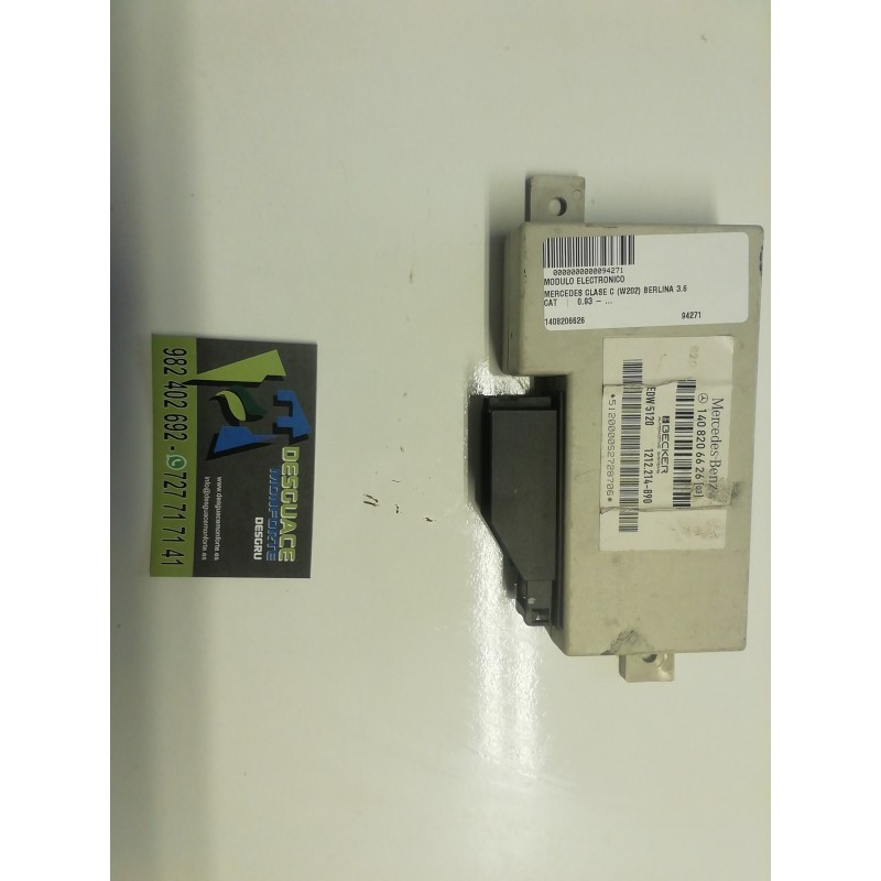Recambio de modulo electronico para mercedes-benz clase c (w202) berlina 3.6 cat referencia OEM IAM 1408206626 1212214890 