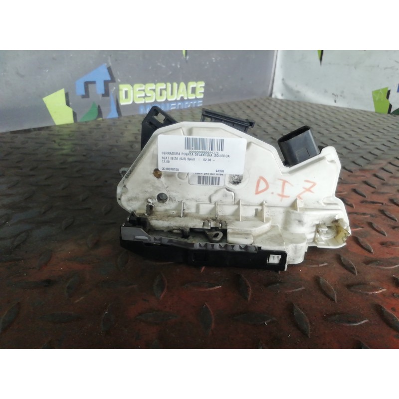 Recambio de cerradura puerta delantera izquierda para seat ibiza (6j5) sport referencia OEM IAM 3C1837015A 15A5N1837015A 
