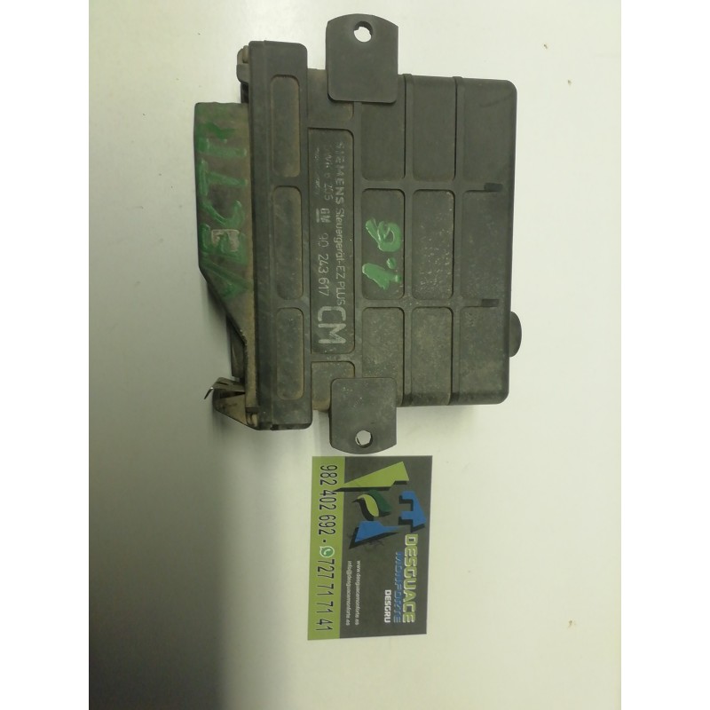 Recambio de centralita motor uce para opel vectra a 1.6 referencia OEM IAM 90243617 90243617CM 5WK6205