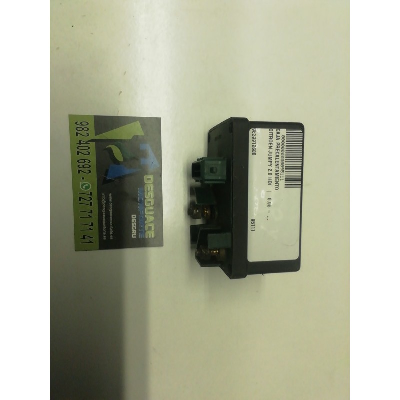 Recambio de caja precalentamiento para citroën jumpy 2.0 hdi referencia OEM IAM 9639912680  