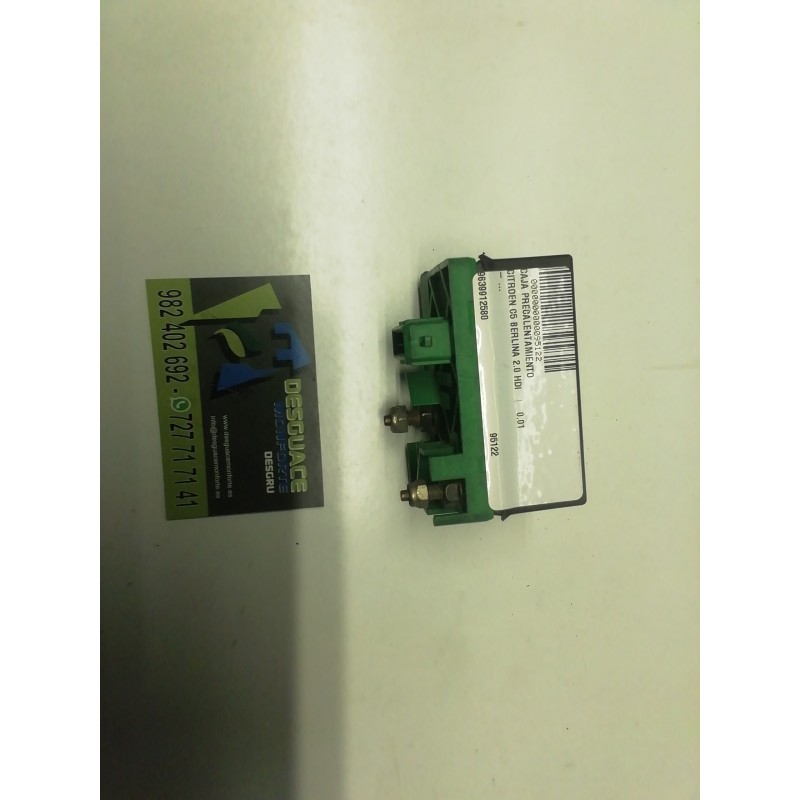 Recambio de caja precalentamiento para citroën c5 berlina 2.0 hdi referencia OEM IAM 9639912580  