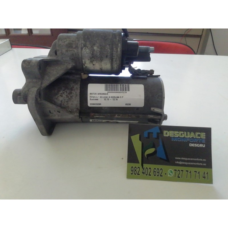Recambio de motor arranque para renault megane iii berlina 5 p business referencia OEM IAM 233003329R TS12E9 3143164JN3B