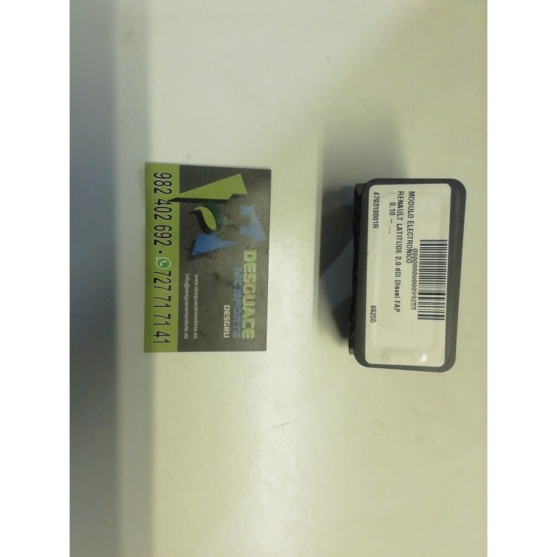 Recambio de modulo electronico para renault latitude 2.0 dci diesel fap referencia OEM IAM 479310001R  