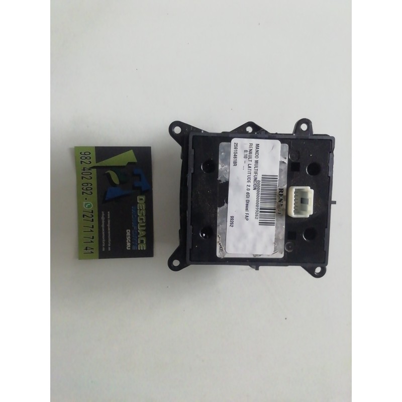Recambio de mando multifuncion para renault latitude 2.0 dci diesel fap referencia OEM IAM 259154618R  