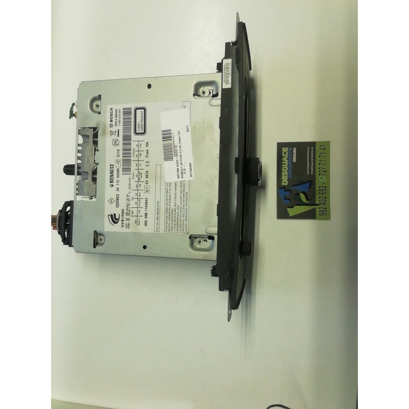 Recambio de sistema audio / radio cd para renault latitude 2.0 dci diesel fap referencia OEM IAM 281150048R  