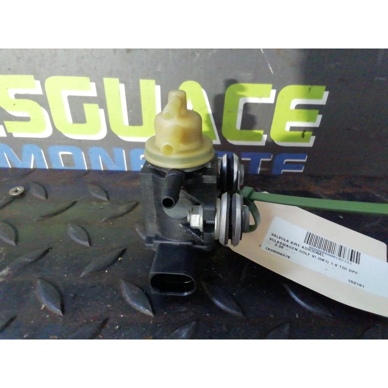 Recambio de valvula aire adicional para volkswagen golf vi (5k1) 1.6 tdi dpf referencia OEM IAM 1K0906627B CG34011464A 