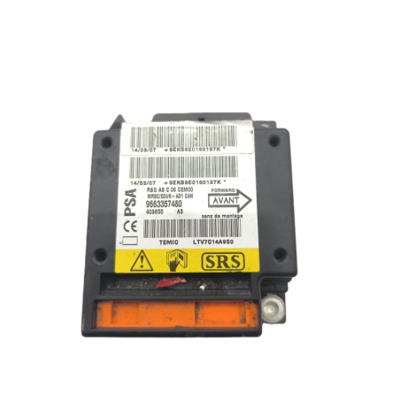 Recambio de centralita airbag para citroën c3 i (fc_, fn_) 1.4 hdi referencia OEM IAM 9663357480  