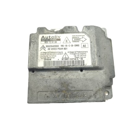 Recambio de centralita airbag para citroën c4 berlina collection referencia OEM IAM 9662643980  