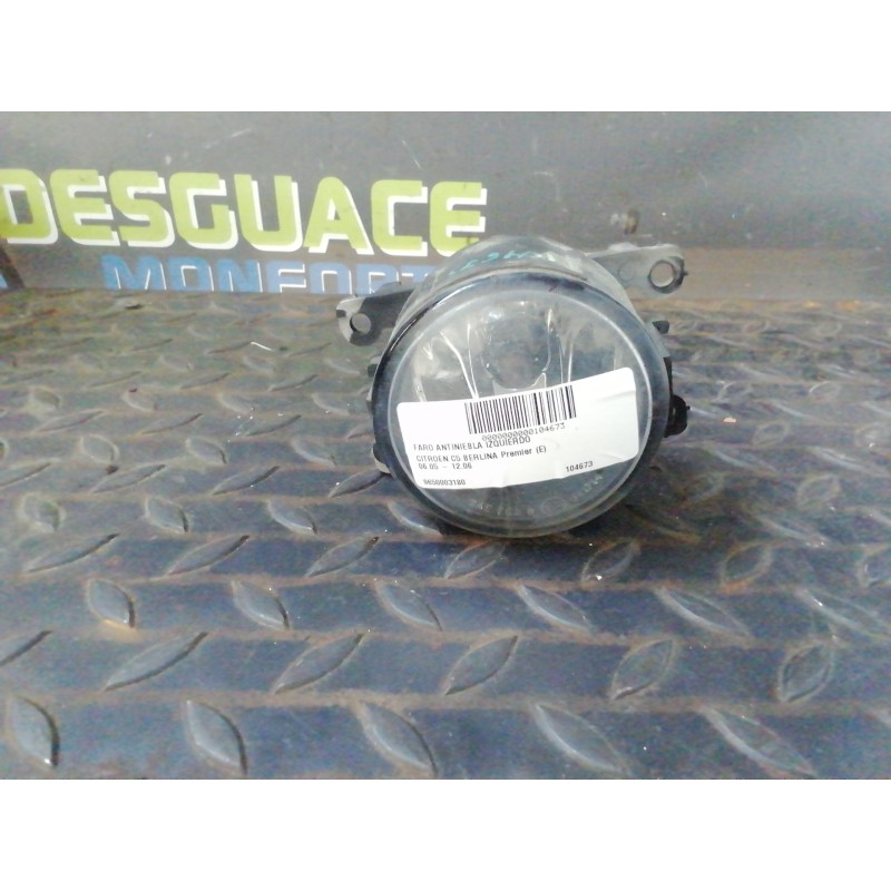 Recambio de faro antiniebla izquierdo para citroën c5 berlina premier (e) referencia OEM IAM 9650003180 89203981 