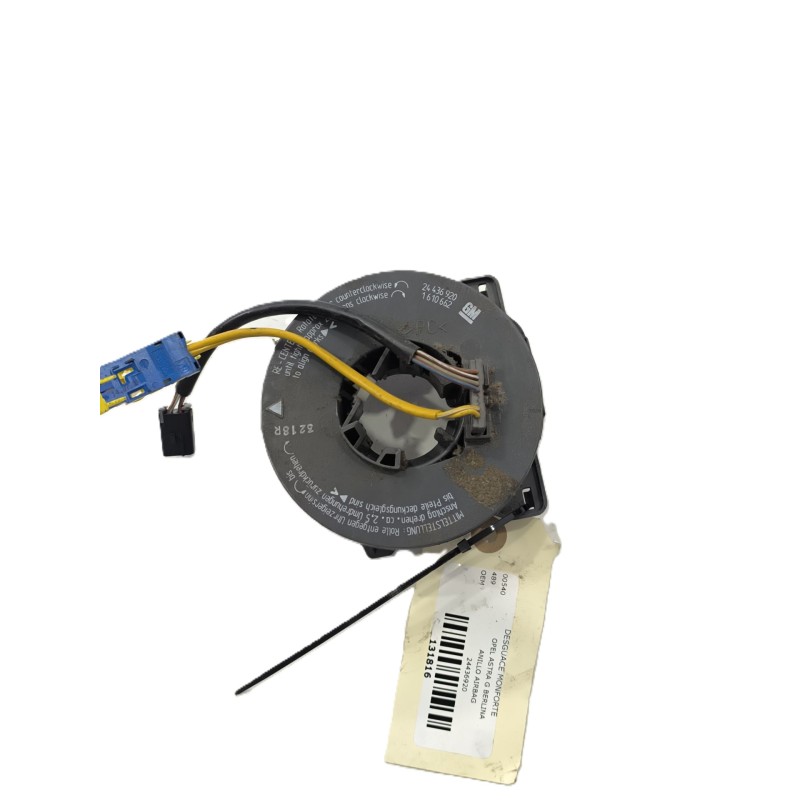 Desguace MonforteANILLO AIRBAG 24436920 OPELAnillo airbag|Desguace Monforte