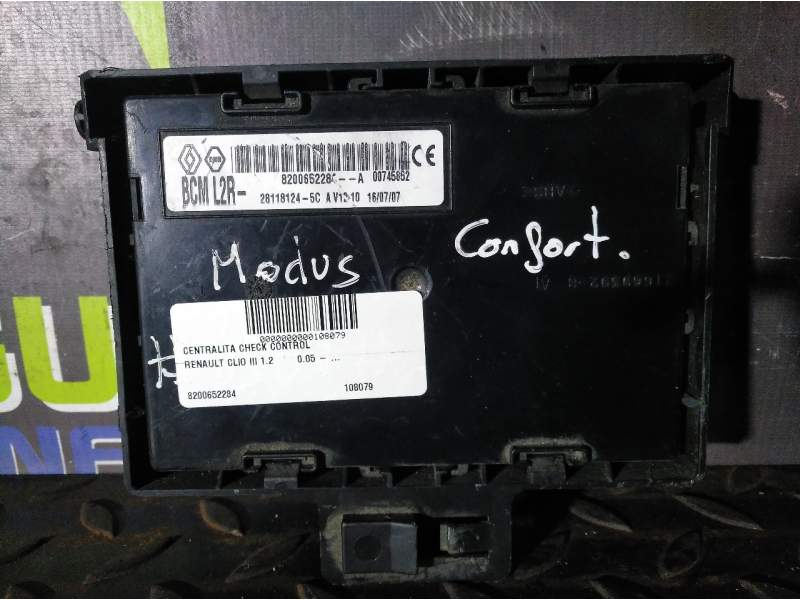 CENTRALITA CHECK CONTROL 8200652284 28118124 