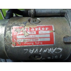 Recambio de motor arranque para kia carnival 2.9 turbodiesel cat referencia OEM IAM 031114140  