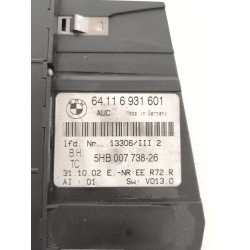 Desguace MonforteMANDO CALEFACCION / AIRE ACONDICIONADO 64116931601 BMWMando calefaccion / aire acondicionado|Desguace Monforte