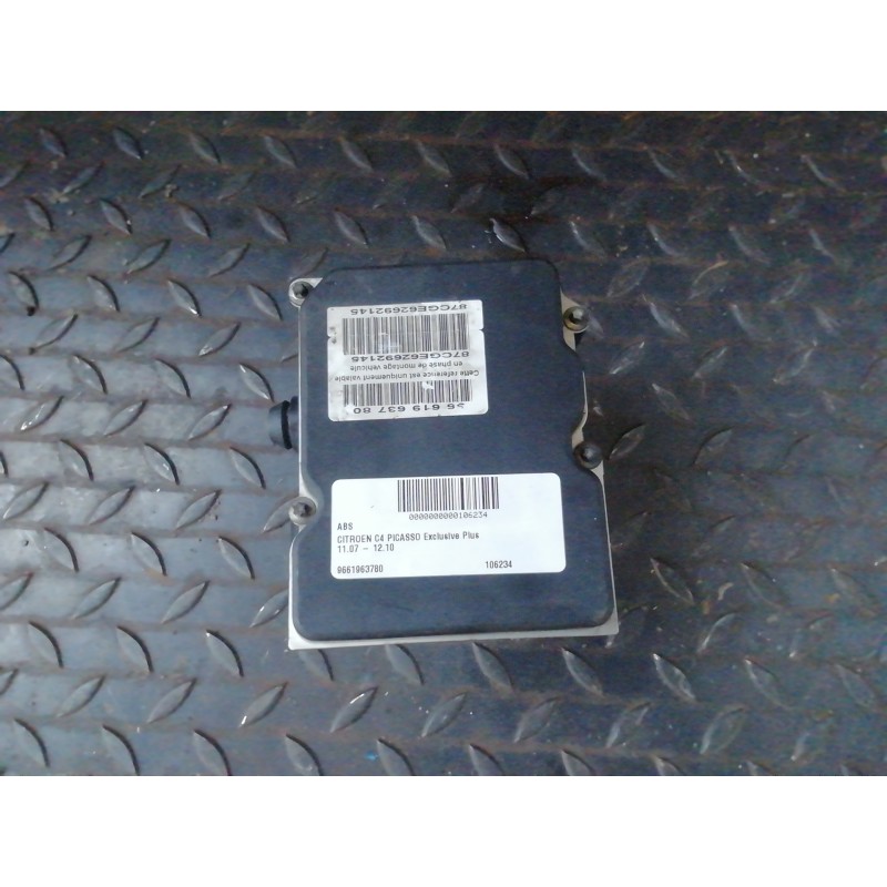 Recambio de abs para citroën c4 picasso exclusive plus referencia OEM IAM 9661963780  