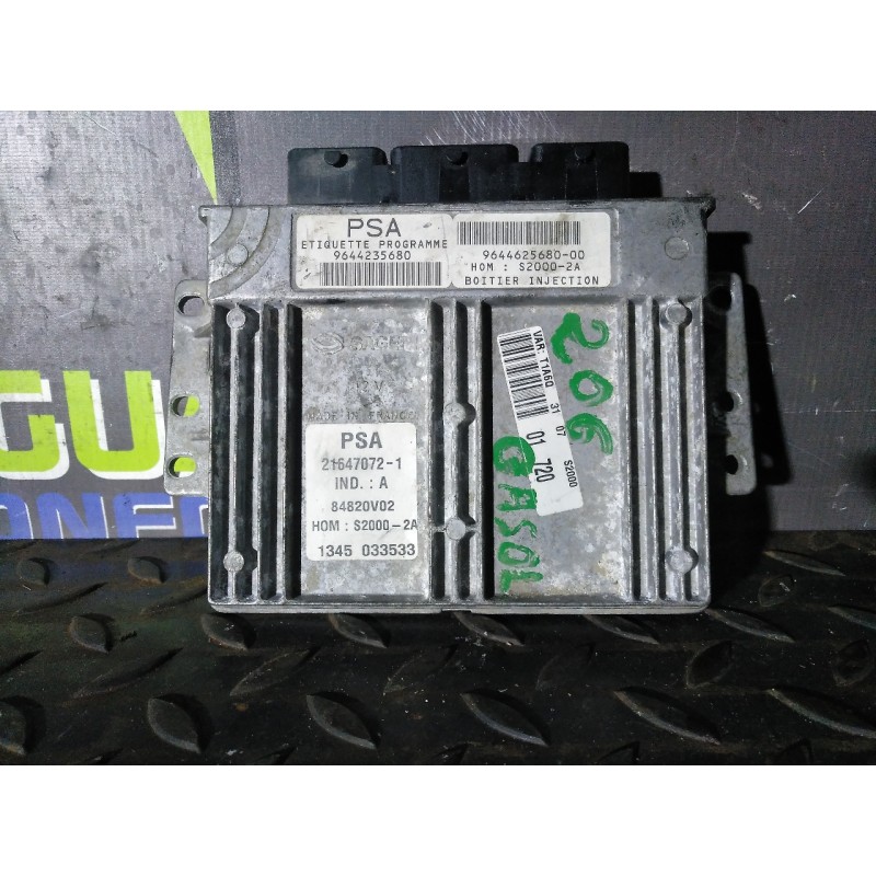 Recambio de centralita motor uce para peugeot 206 berlina 1.4 referencia OEM IAM 9644235680 21647072 84820V02