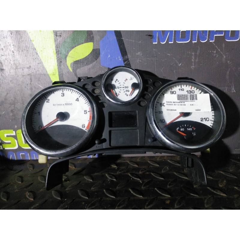 Recambio de cuadro instrumentos para peugeot 207 1.6 16v hdi referencia OEM IAM A2C53065549 A2C53102700 