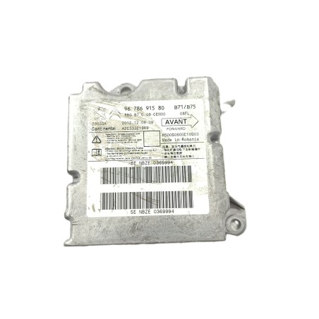 Recambio de centralita airbag para citroën c4 ii (nc_) 1.6 hdi 115 referencia OEM IAM 9678691580  