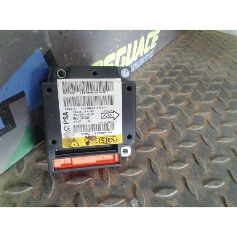 Recambio de centralita airbag para citroën c3 1.4 collection referencia OEM IAM 9661532480  