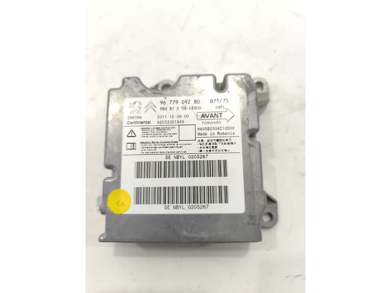 CENTRALITA AIRBAG 9677909280 / A2C53321949 / H405S0504C10D02 