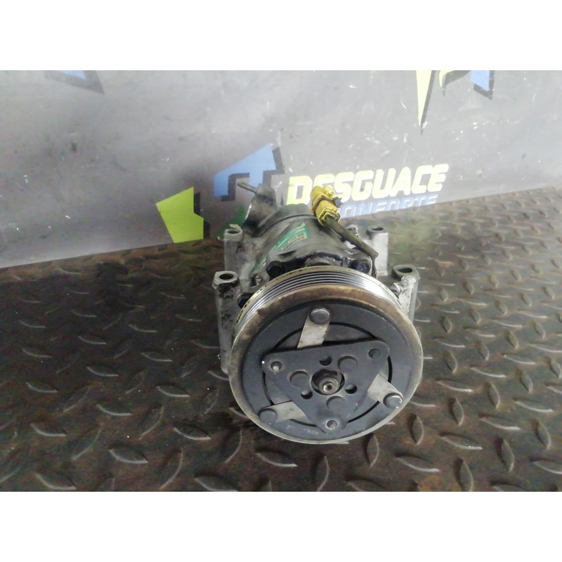 Recambio de compresor aire acondicionado para peugeot 206 berlina look referencia OEM IAM 9646273880 6453LF 6453LH