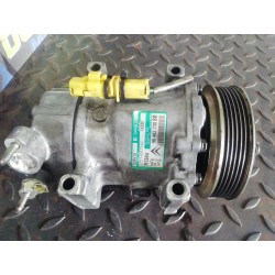 Recambio de compresor aire acondicionado para peugeot 206 berlina look referencia OEM IAM 9646273880 6453LF 6453LH