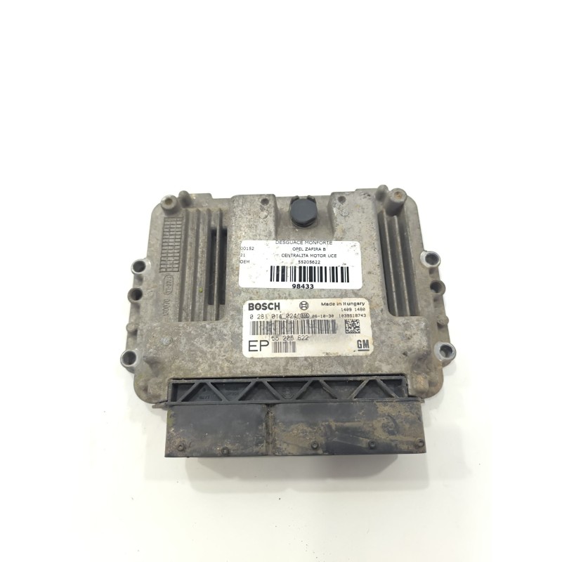 Desguace MonforteCENTRALITA MOTOR UCE 55205622 OPELPiezas vehículos|Desguace Monforte